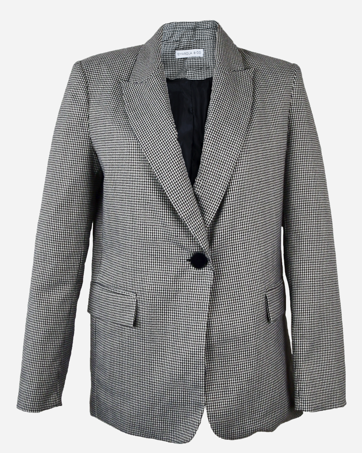 Houndstooth blazer