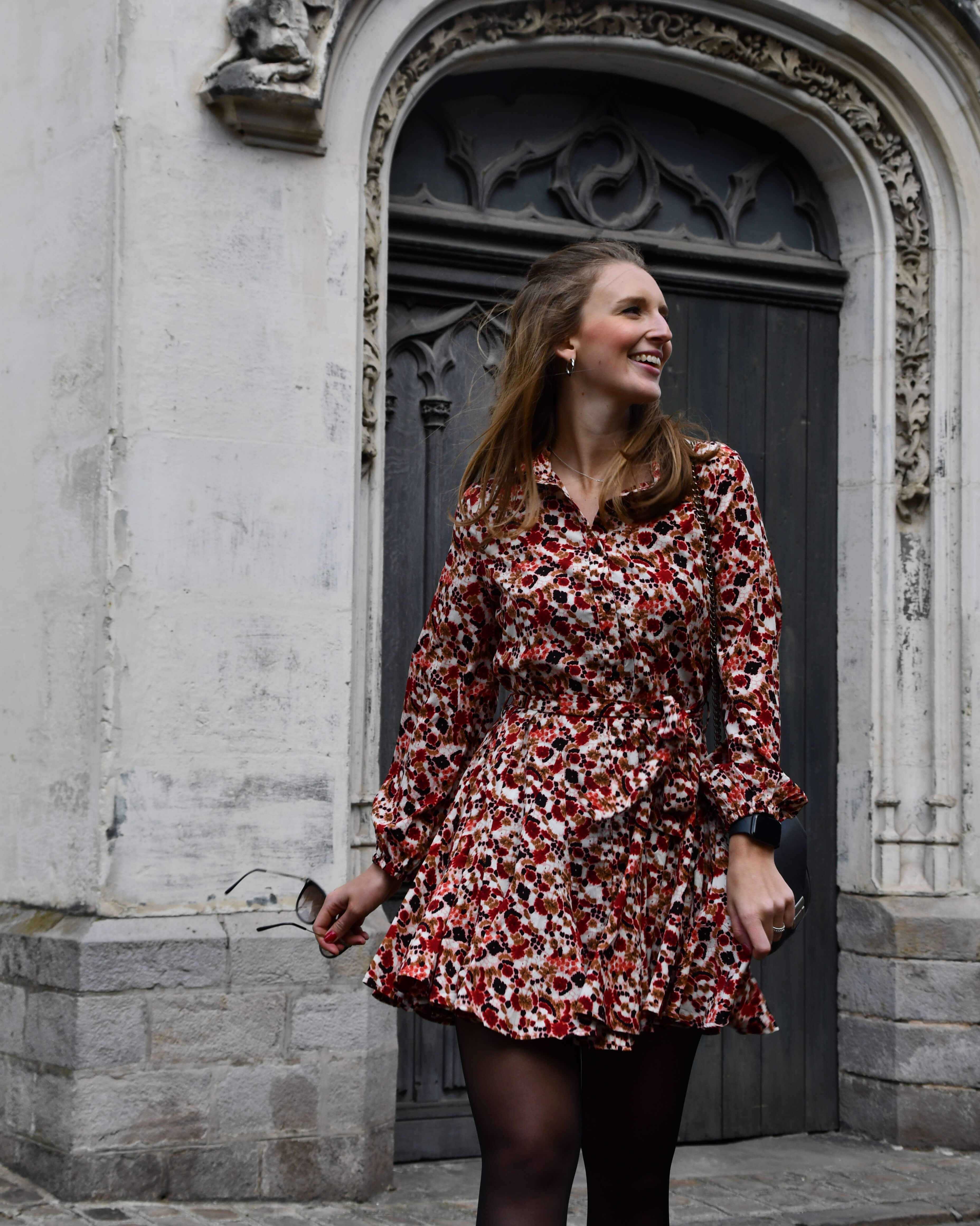 Jurk met bloemenpatroon