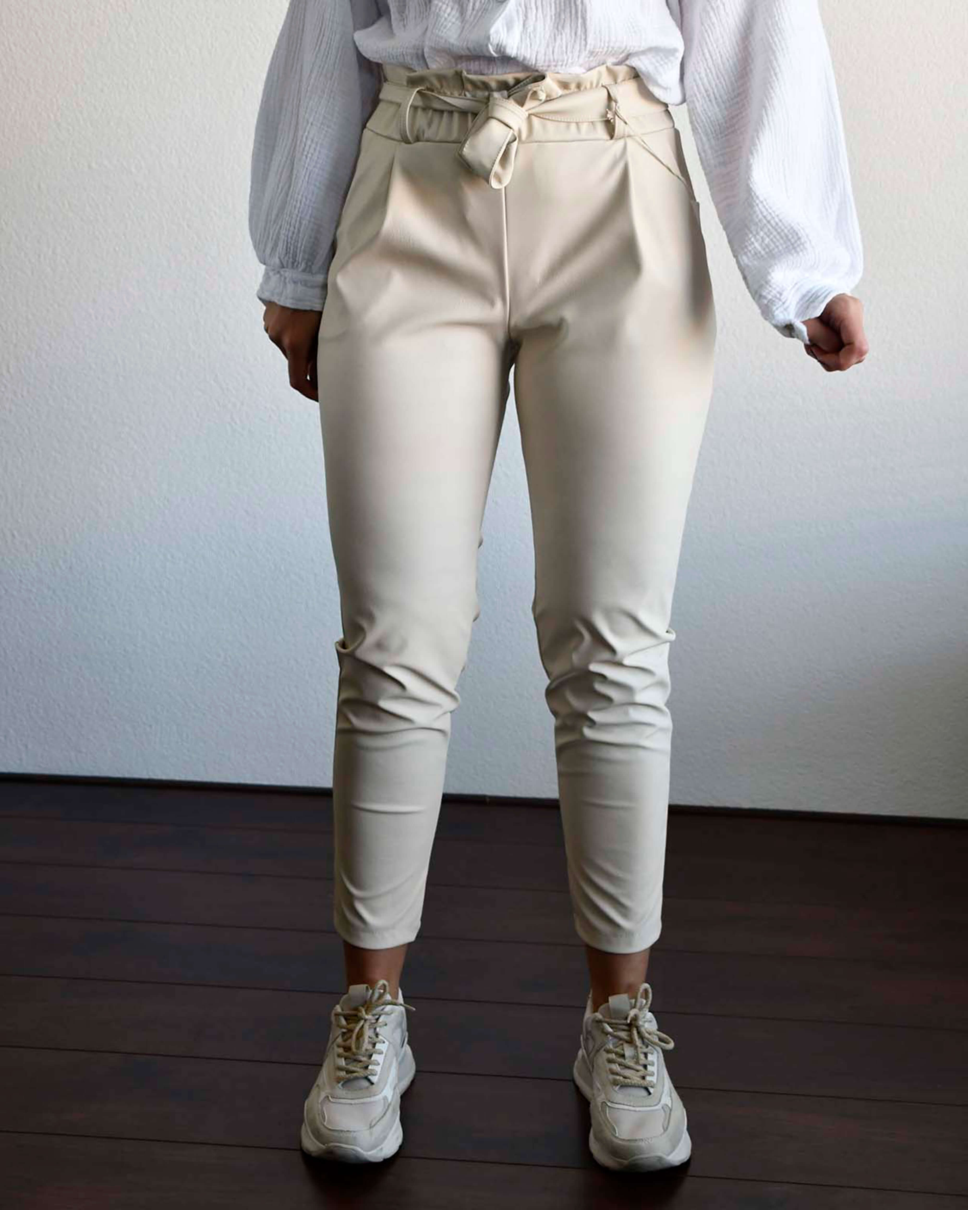 Pantalon faux leer