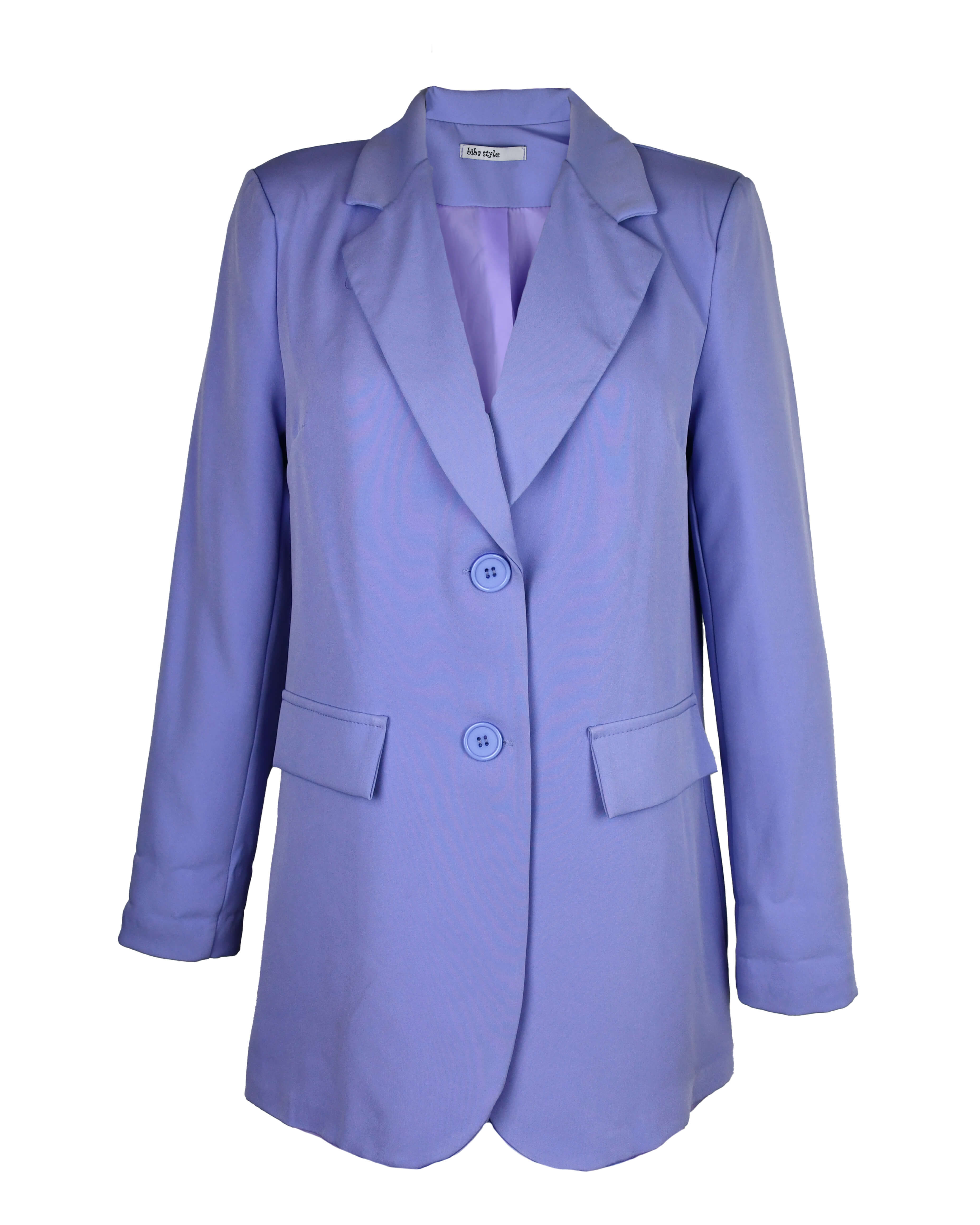 Straight-fit blazer lila