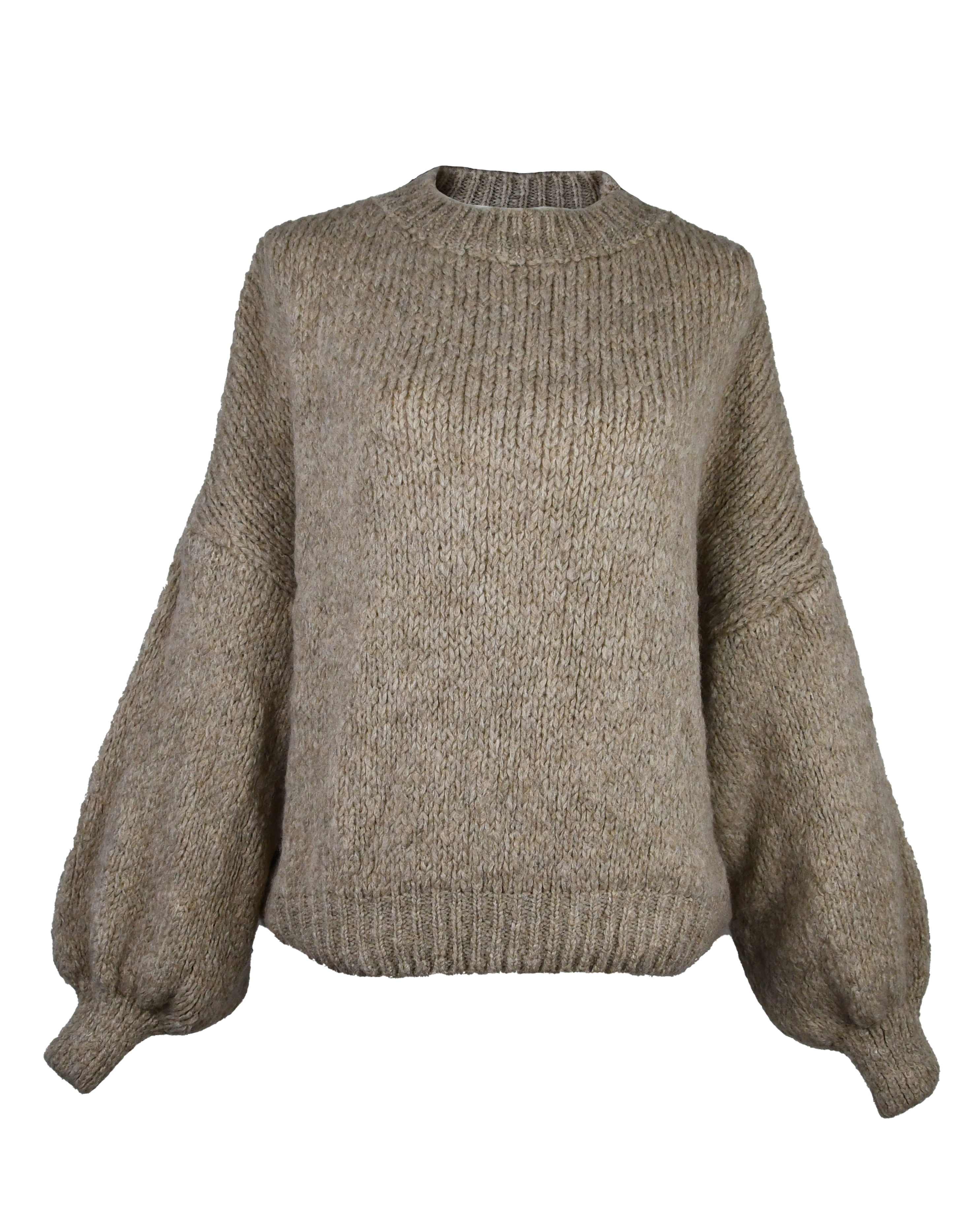 Oversized gehaakte trui