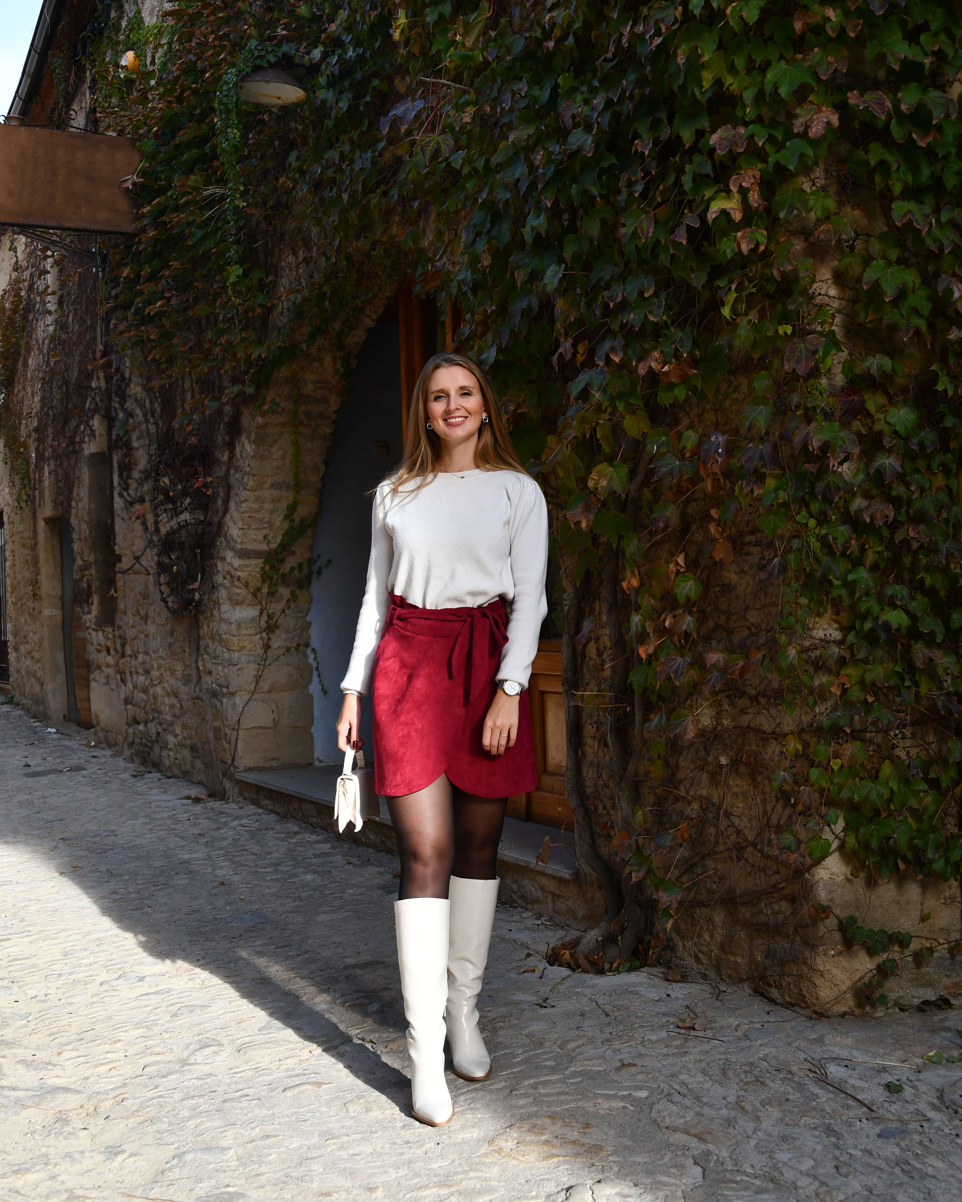 Trui met puff sleeve lang