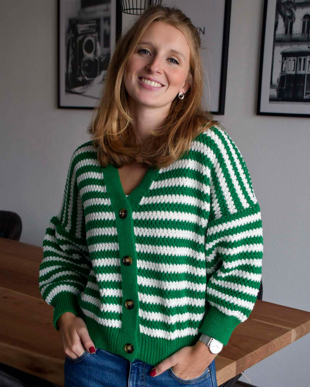 Gestreept vest
