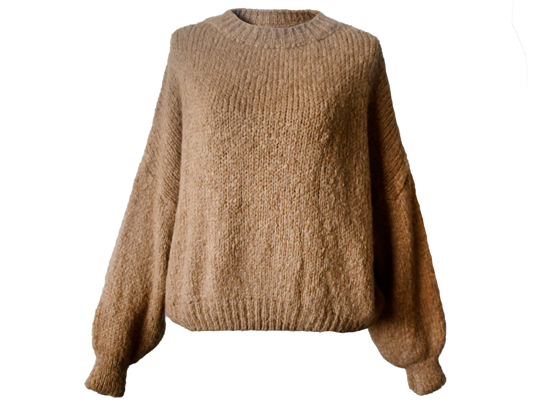 Oversized gehaakte trui