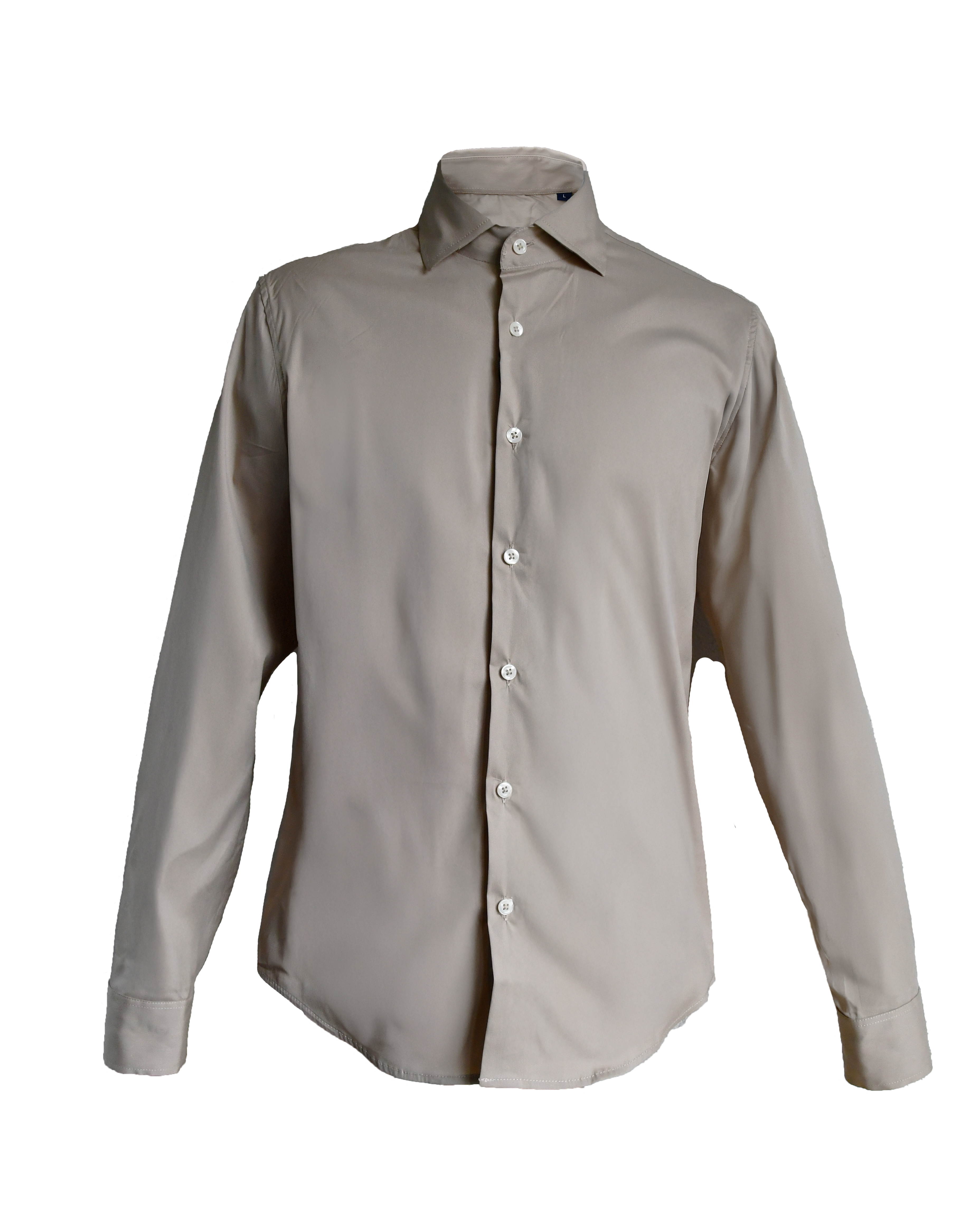 Overhemd slim-fit beige