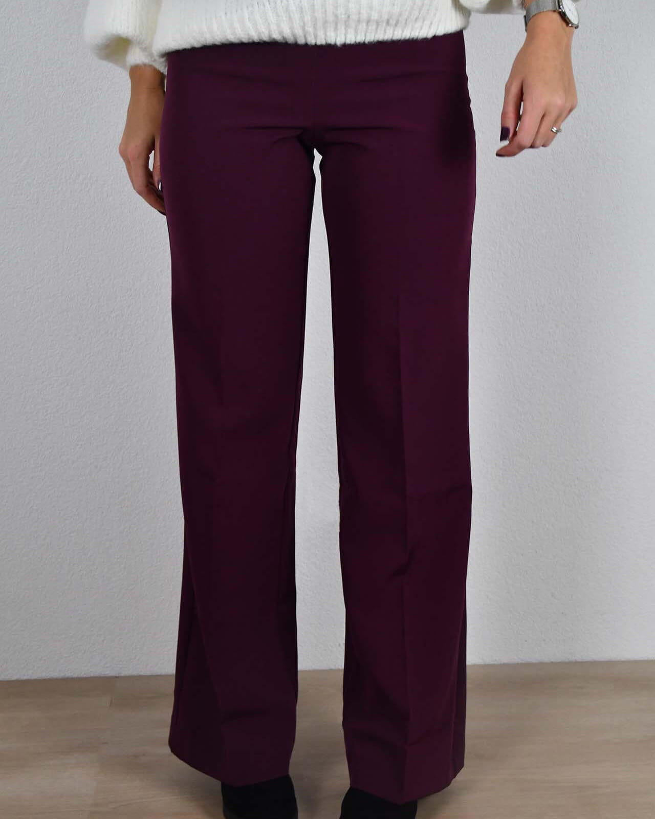 Pantalon met rechte pijp