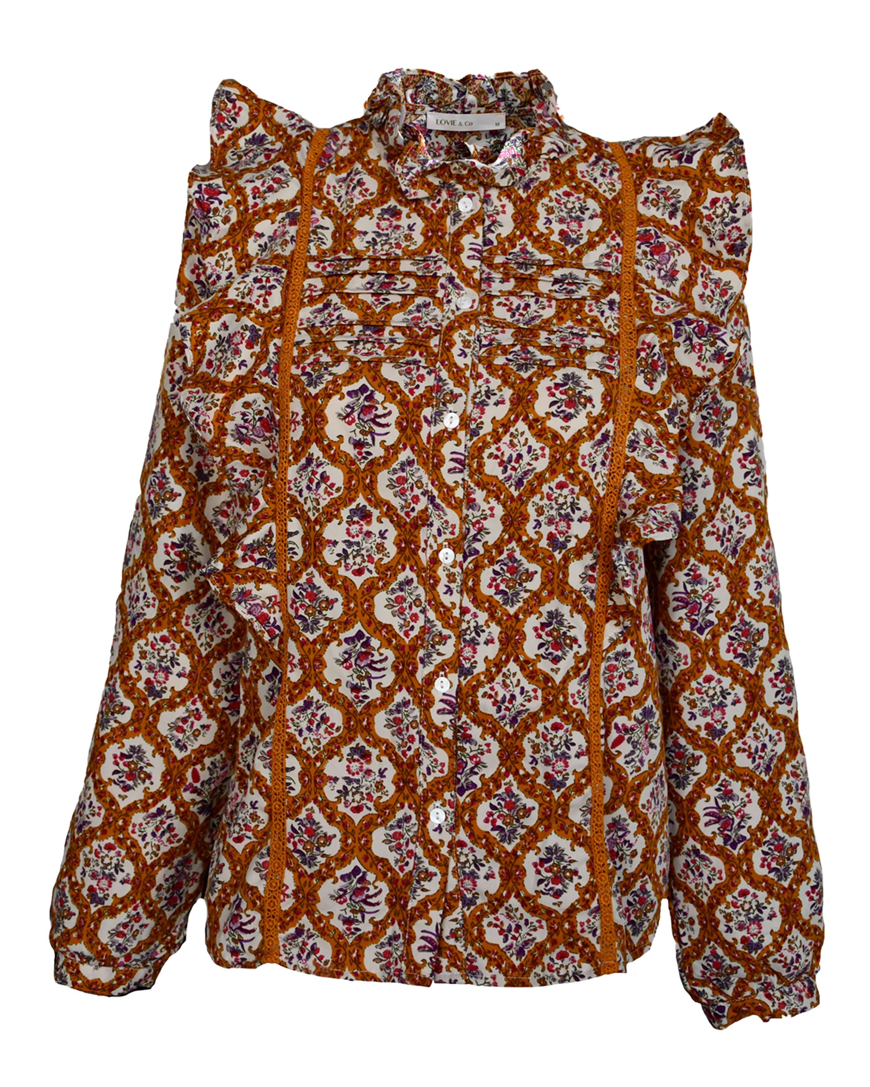 Blouse met bloemenpatroon